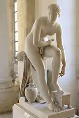 Femme grecque se disposant à entrer dans le bain (1806), Avignon, musée Calvet.