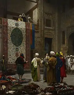 Jean-Léon Gérôme Chez le marchand de tapis (1887)