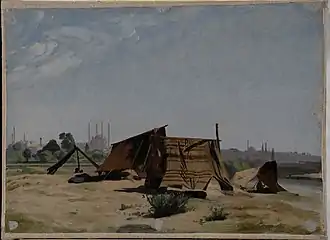 Campement avant Constantinople (1878), Jean-Léon Gérôme
