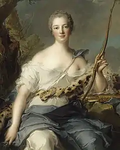 Madame de Pompadour en Diane (1746)Versailles, Musée national du Château et des Trianons