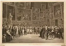 Salon de 1824 d'après François-Joseph Heim.