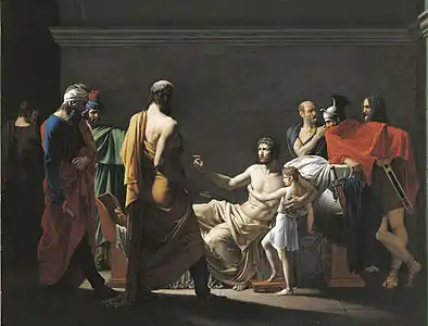 Antiochus renvoie son fils à Scipion (1800), Paris, École nationale supérieure des beaux-arts.