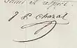 Signature de Jean-Pierre Chazal