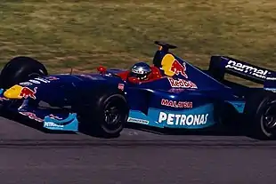 Photo de la Sauber C18 pilotée par Jean Alesi au Grand Prix du Canada 1999.