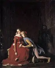 Jean Auguste Dominique Ingres, Paolo et Francesca, 1819