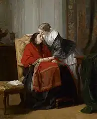 Le Baiser (1858), localisation inconnue.