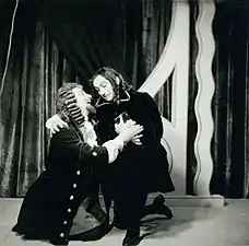 Jožko Lukeš (sl) et Rado Nakrst (sr) dans Tartuffe de Molière