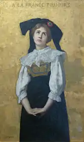 Jean Benner, À la France, Toujours, musée des beaux-arts de Mulhouse.