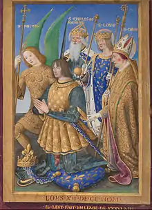 Louis XII agenouillé en prière (1498-1499, J. Paul Getty Museum).