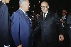 Jean Lesage et Jean Drapeau visitent Expo 67.