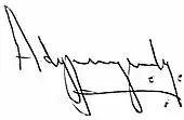 signature d'Ady Jean Gardy