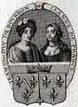 Jean II et sa première épouse, Jeanne de France.