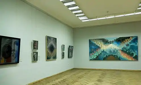 Exposition de Jean Kazandjian à la Galerie nationale d'Arménie en 2014.