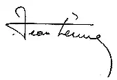signature de Jean Leune