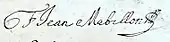 signature de Jean Mabillon