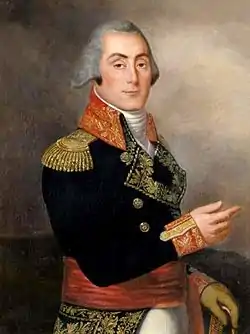 Le général Jean Rivaud (1755-1803), cousin issu de germain du Ier Comte de la Raffinière.