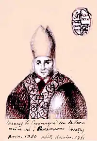 Image illustrative de l’article Jean de Caraman (cardinal)