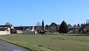 Vue du village depuis le cimetière.