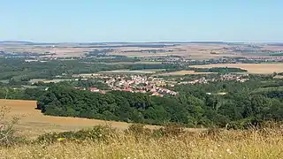 Vue depuis le mont Saint-Jean.