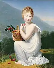 Petite fille mangeant des cerises, 1817, Paris, musée Marmottan-Monet.