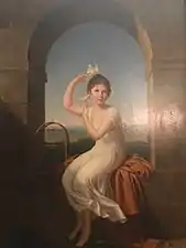 Une jeune fille jouant avec des serins, 1804, Rome, musée Mario-Praz