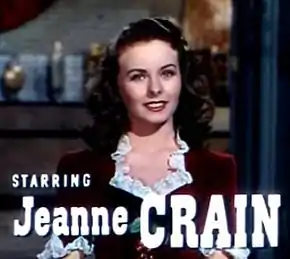 Description de l'image Jeanne Crain in State Fair trailer.jpg.