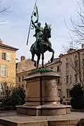 Statue équestre de Jeanne d'Arc.