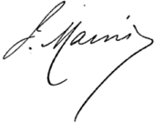 signature de Jeanne Marnière