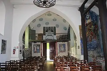 Intérieur de l'église.