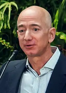 Jeff Bezos 2018, 2017, 2014, 2009, 2008.
