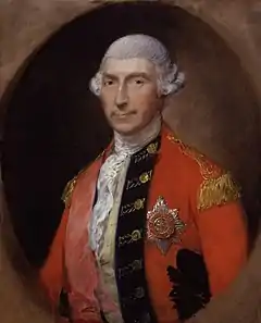 Jeffrey Amherst, commandant en chef de l'Armée britannique de 1778 à 1782.