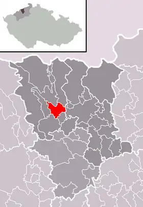 Localisation de Jeníkov