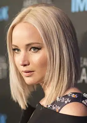 Jennifer Lawrence, l'actrice qui joue Katniss.