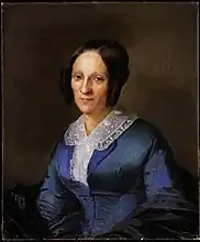 Jenny Eckhardt, Portrait de Mme Laure Jacot, née Sandoz, non daté (1836-1850), Musée des beaux-arts de La Chaux-de-Fonds