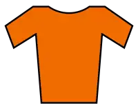 maillot orange de leader du classement général