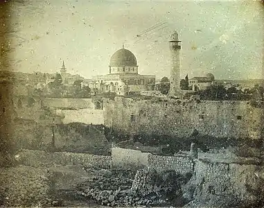 La Mosquée al-Aqsa, Jérusalem (1844), localisation inconnue.