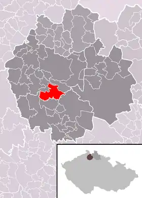 Localisation de Jestřebí