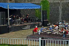 Récital dans les douves du Château