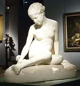 Jeune fille à l'épine (1875), Cherbourg, musée Thomas-Henry.