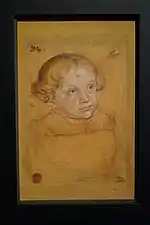 Un jeune garçon (un prince de Saxe, Jean-Frédéric III de Saxe ?) musée numérique