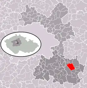 Localisation de Jevany