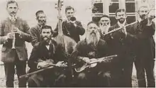 Musiciens klezmer (dont la famille Faust) de Rohatyn en Galice (1912)