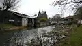 L'ancienne scierie et le pont sur l'Esch.