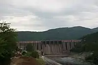 Le barrage sur la Drina