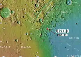 Image illustrative de l'article Jezero (cratère)