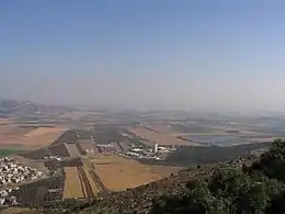 Vue de la vallée de Jezreel.