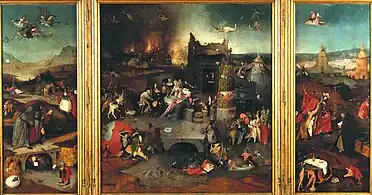 Jérôme Bosch -1505  La Tentation de saint Antoine