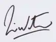 Signature de Jim Watson