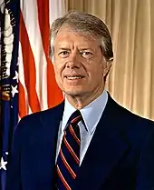 Portrait officiel du président Jimmy Carter