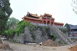Un bâtiment du Temple Xuanmiao